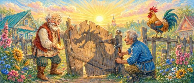 Дракон у калитки — короткая юмористическая история