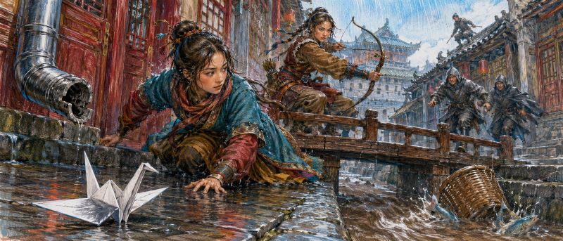 Журавль на водостоке — короткая боевая история