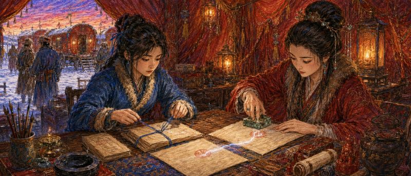 Синяя нить — короткая историко-мистическая история